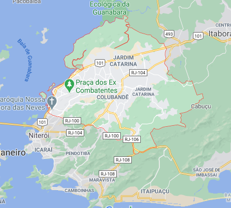 Mapa São Gonçalo