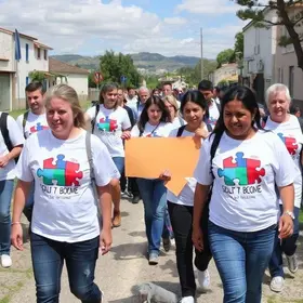 Caminhada de Conscientização do Autismo
